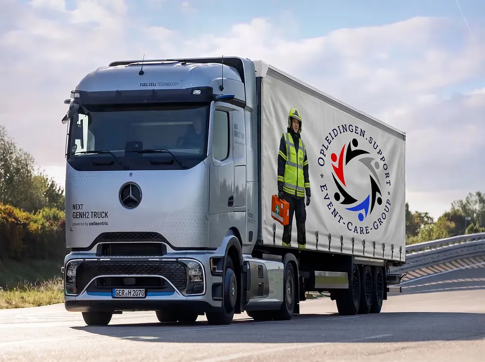 Code 95 Lading zekeren Vrachtwagen van Opleidingen.support voor de Code 95 nascholing Lading zekeren